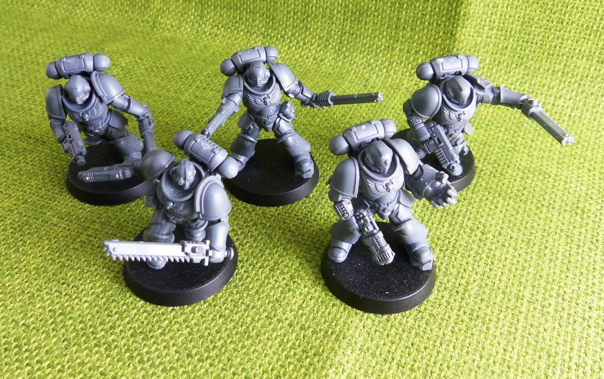 Assault Intercessor Squad x 5 Models - Space Marines - Warhammer AoS 40k #JJ