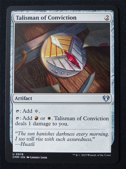 Talisman of Conviction - CMM - Mtg Card #8J