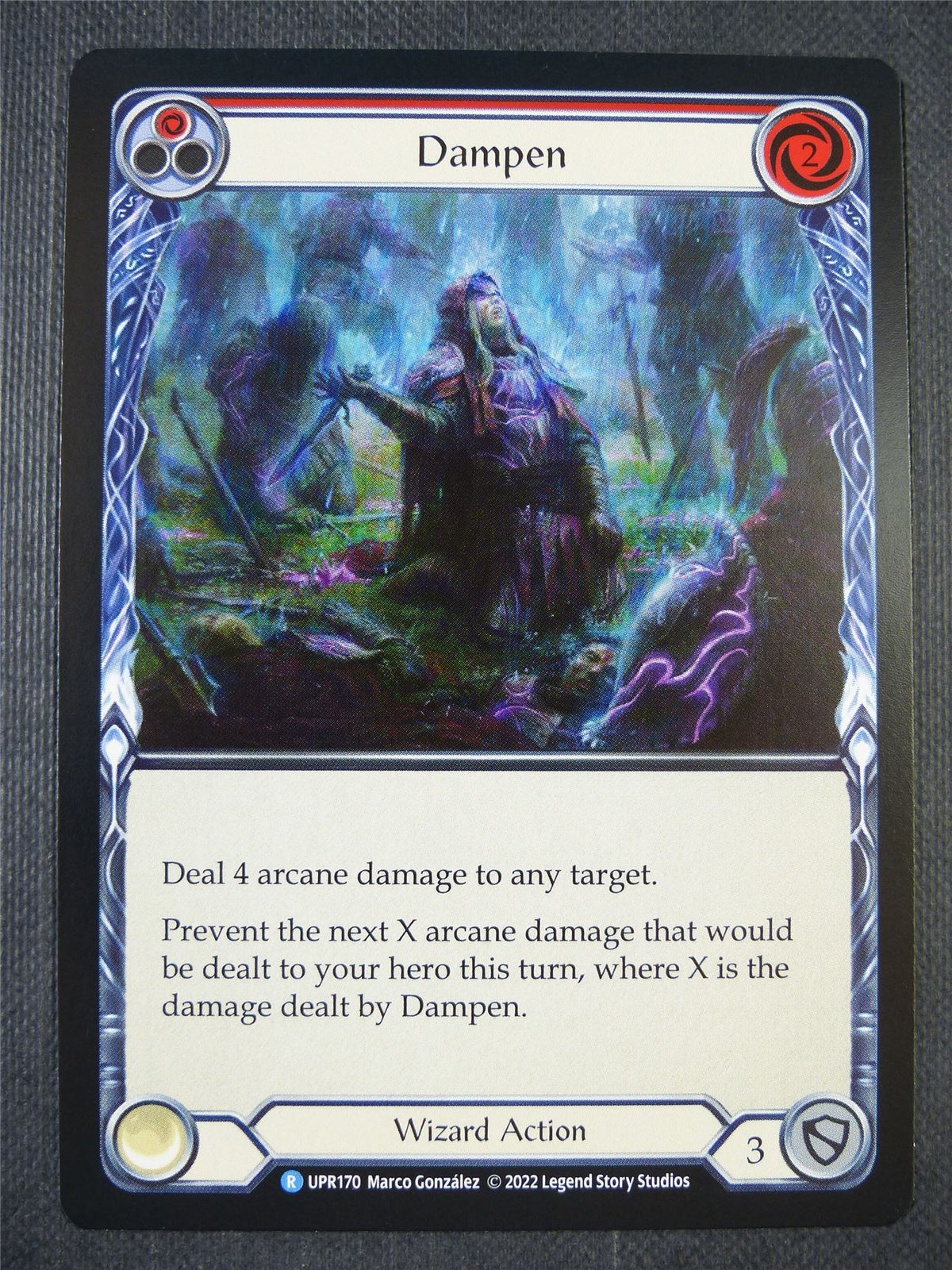 Dampen R UPR170 - Red - Flesh & Blood Card #6UO