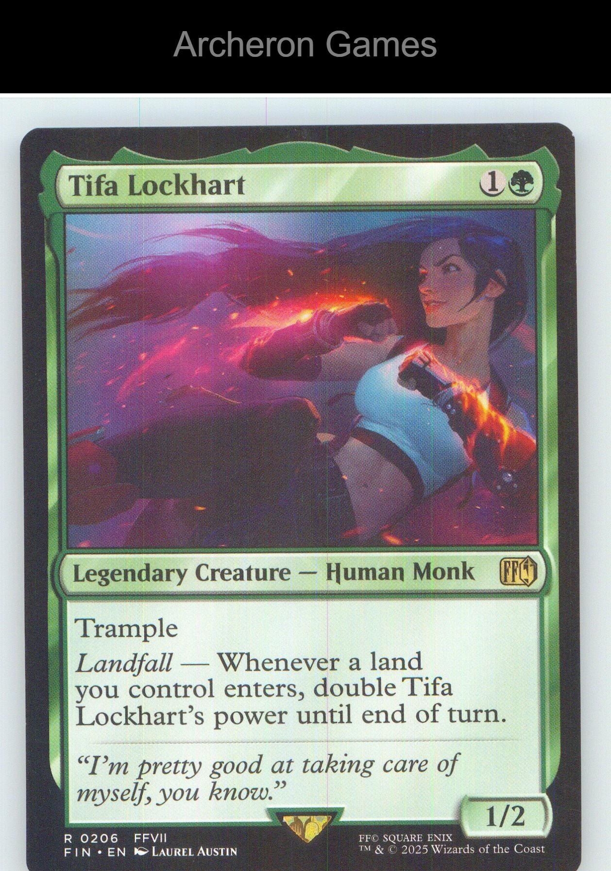 Tifa Lockhart FIN 206 R MTG Card NM/EX+