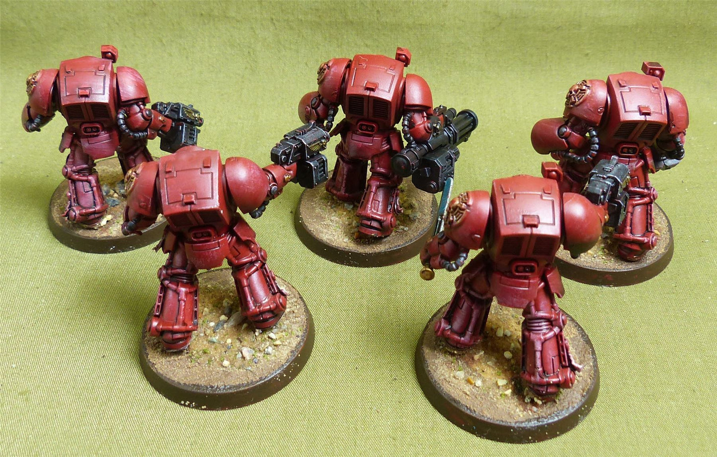 Terminator Squad painted - Blood Angels - Warhammer 40K #3YU