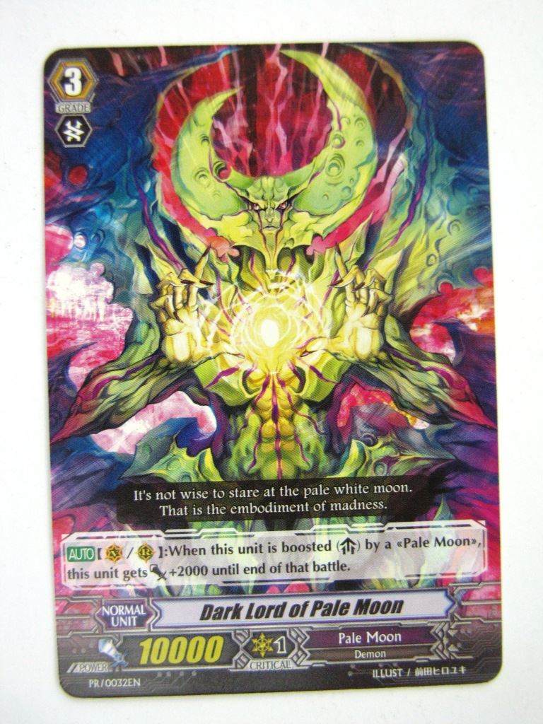 Vanguard Promo Cards: DARK LORD OF PALE MOON # 13H94