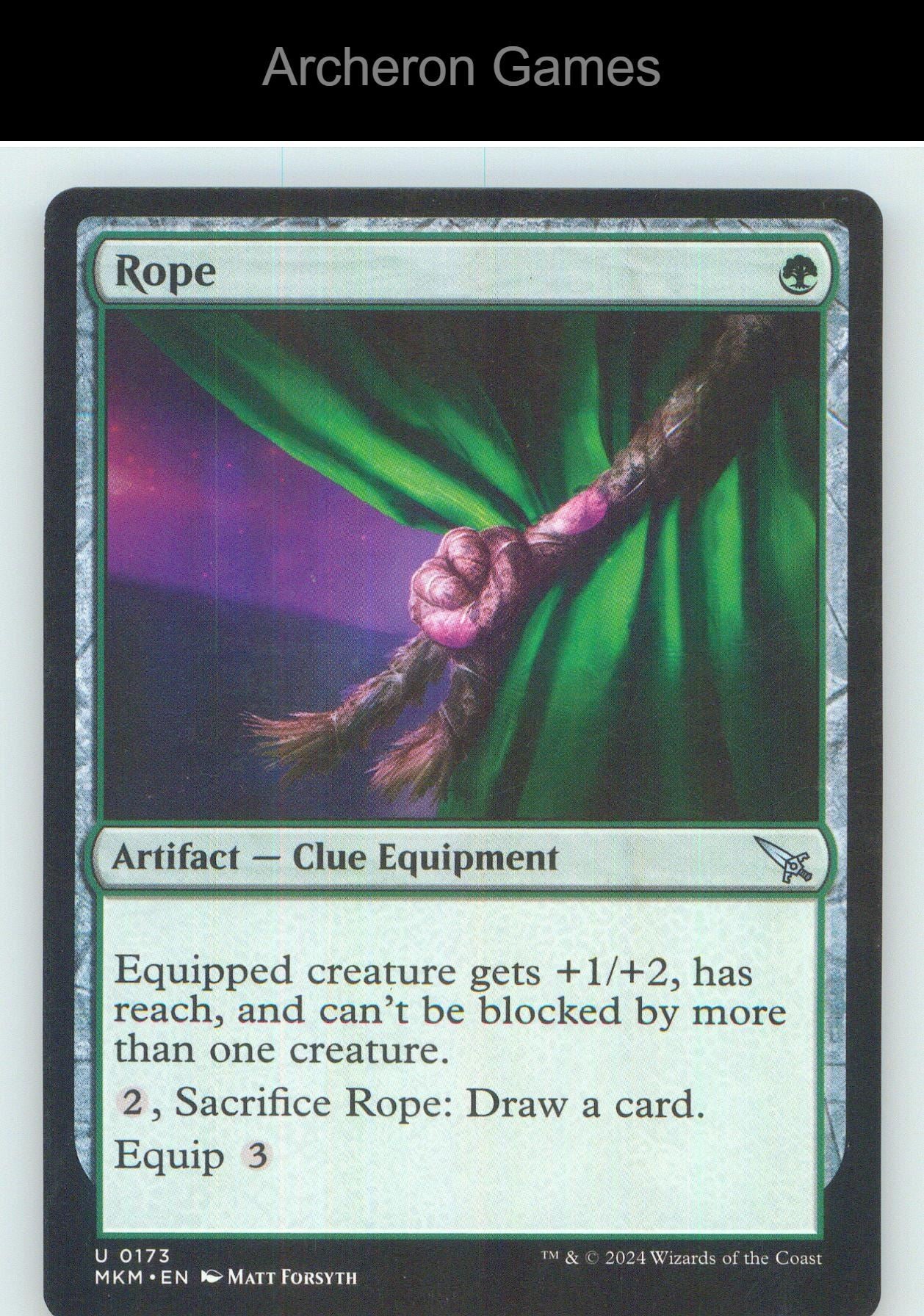 Rope MKM 173 UC MTG Card NM/EX+