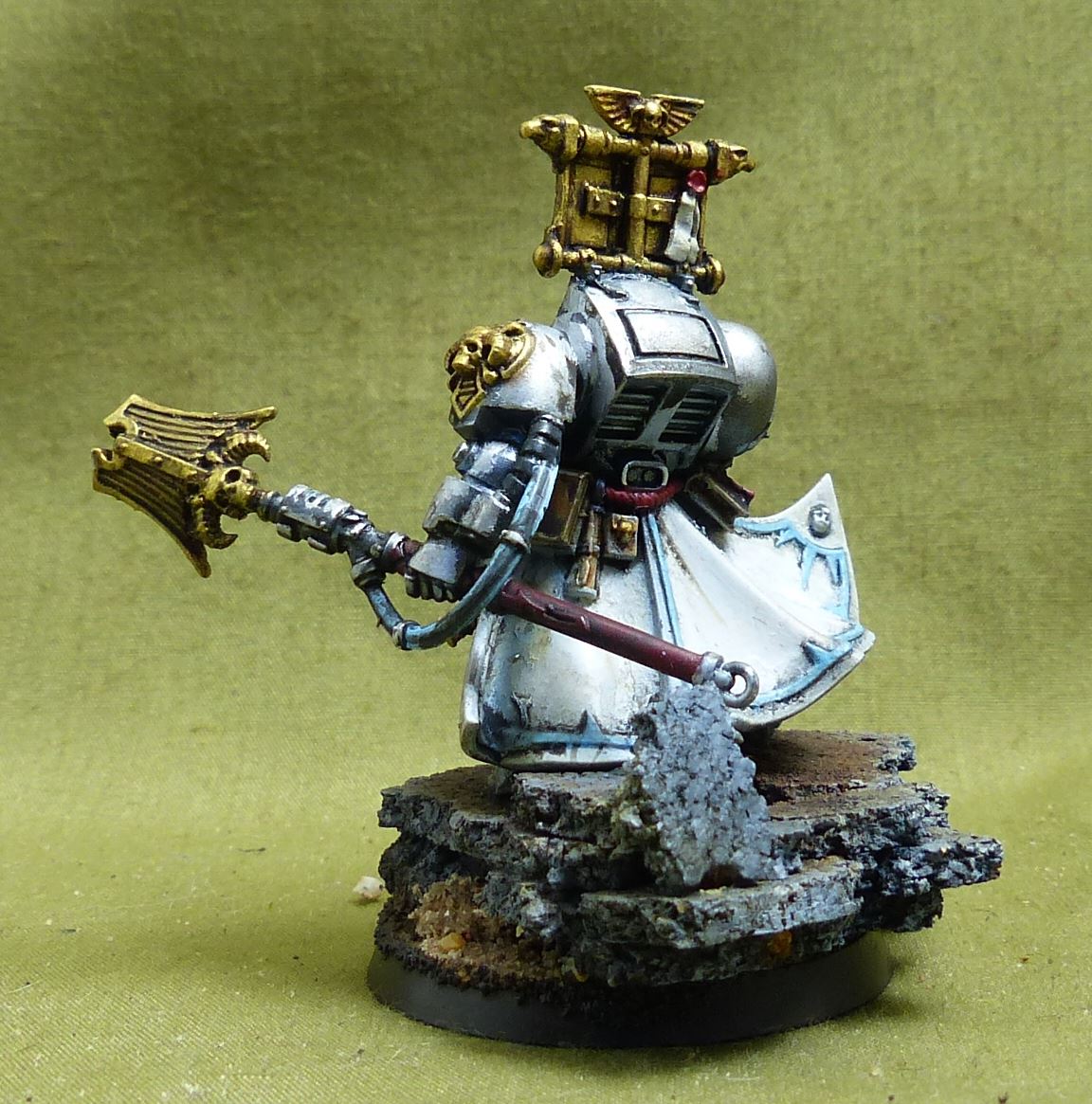 Librarian in Terminator Armour painted - Grey Knights - Warhammer 40K #5BP