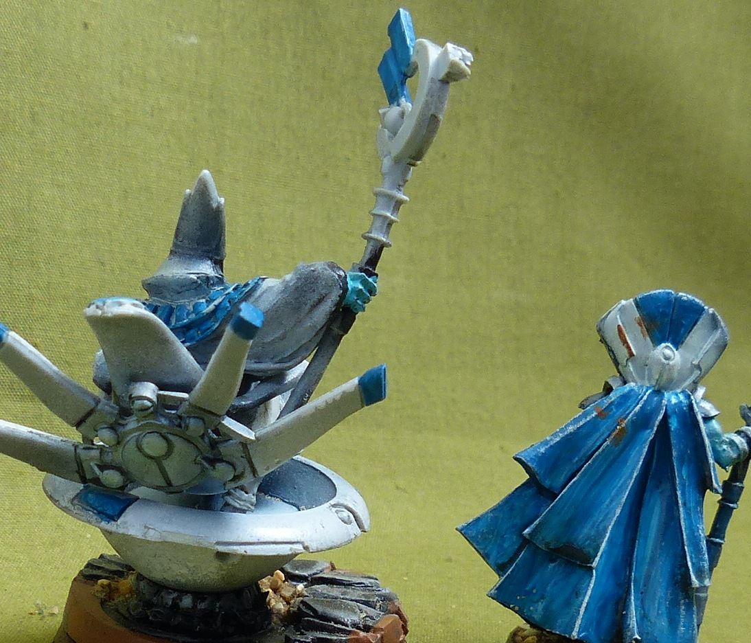 Aun�va Master Of The Undying Spirit With Guards OOP painted - Tau Empire - Warhammer 40K #2YL