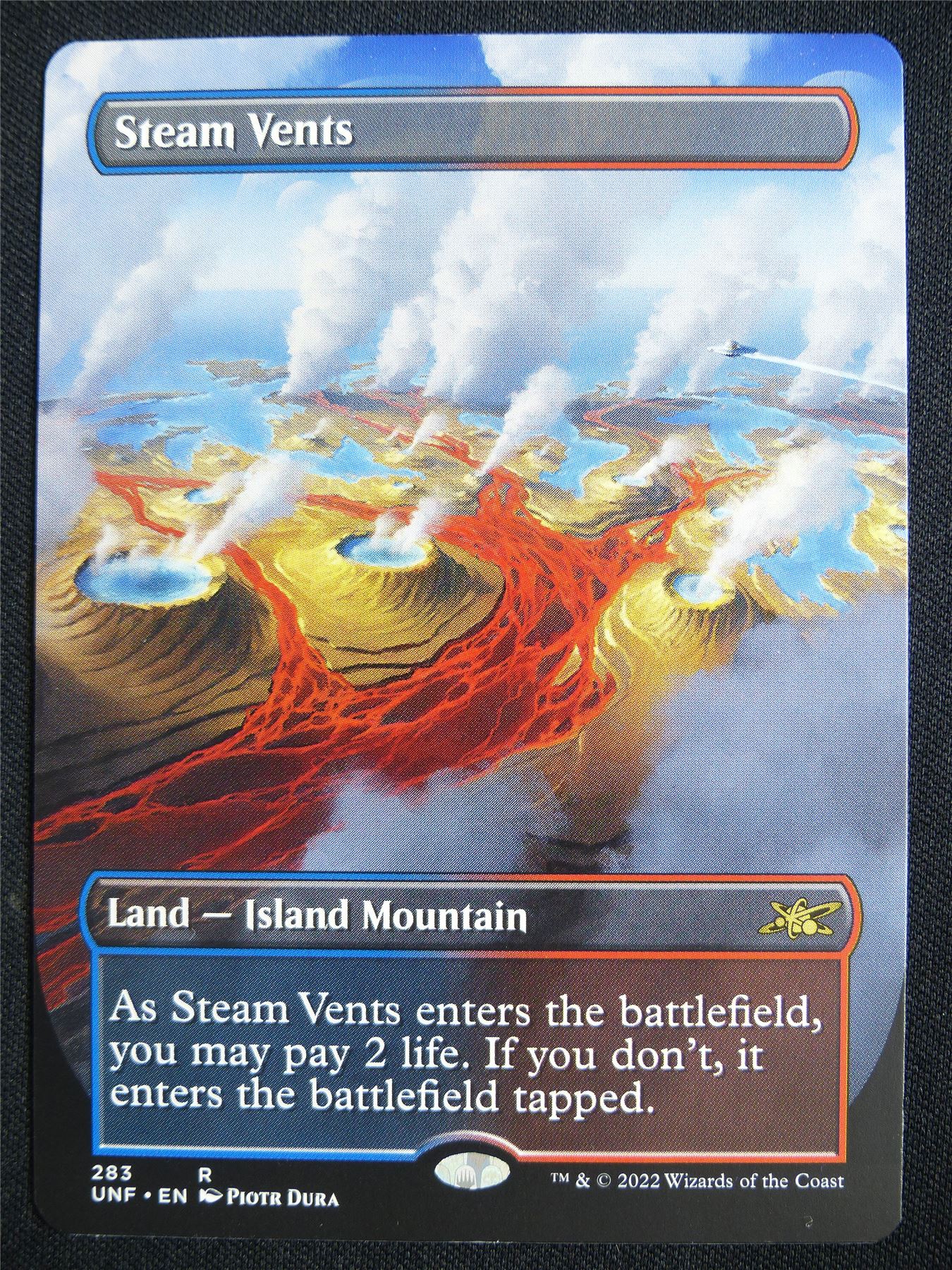 Steam Vents Borderless - UNF - Mtg Card #3IP