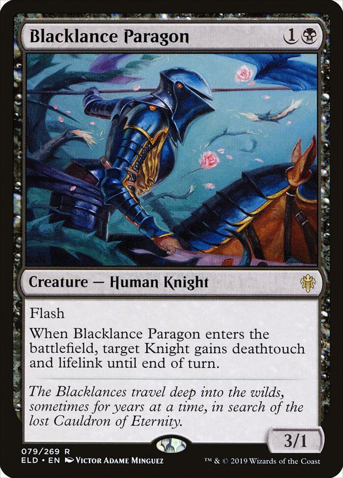 Mtg: ELD : Blacklance Paragon - - NM