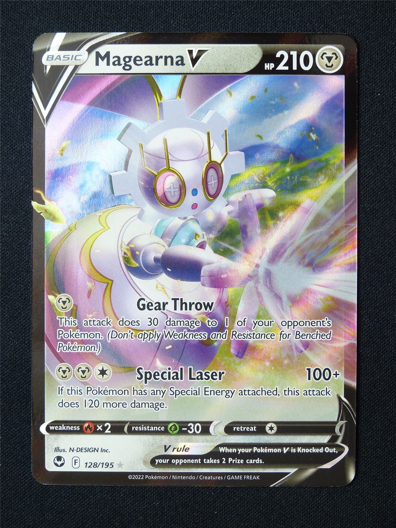 Magearna V 128/195 Holo - Pokemon Card #61V