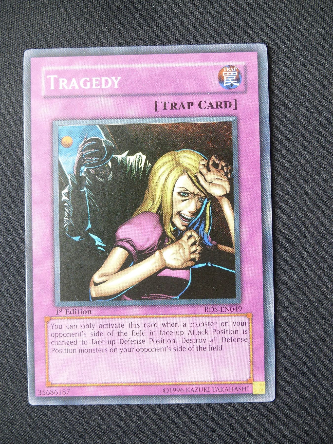 Tragedy RDS Super Rare - 1st ed Yugioh Card #1S6