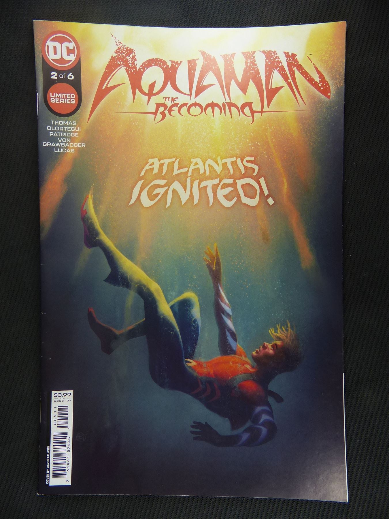 AQUAMAN: The Becoming #2 - DC Comic #Q
