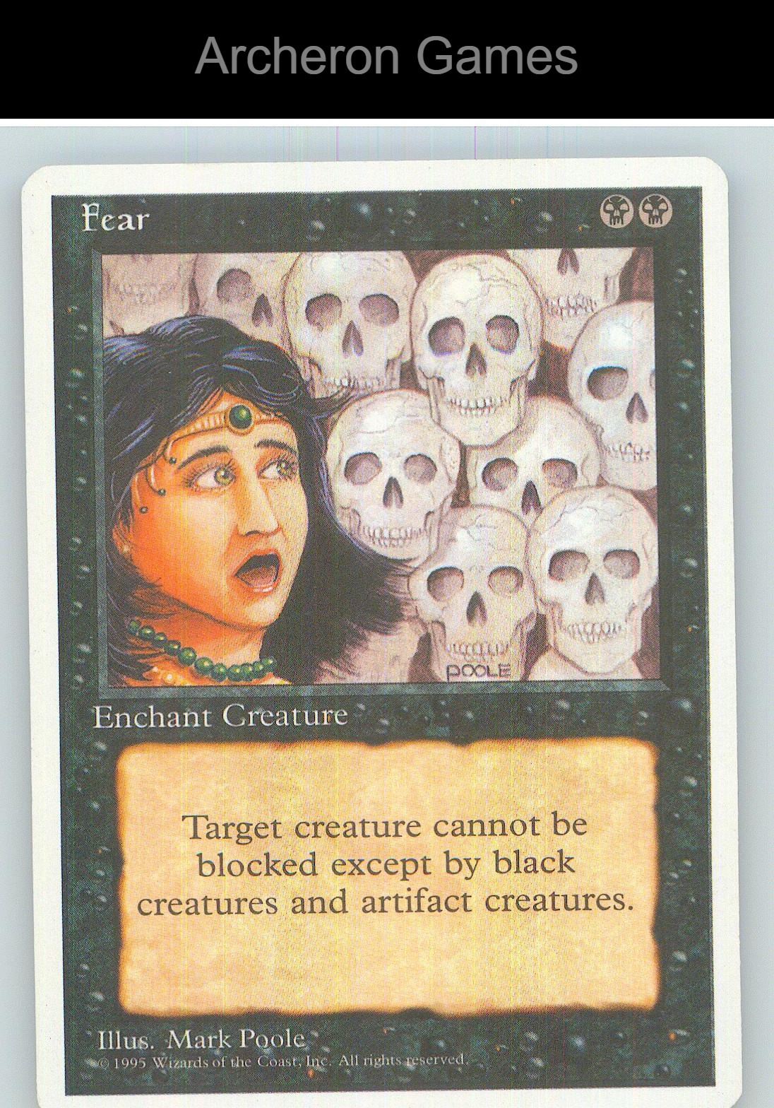Fear SUM 111 C MTG Card NM/EX+