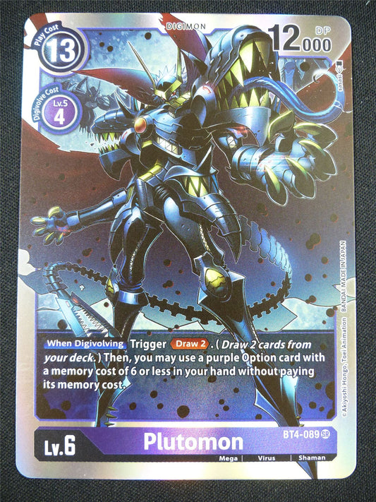Plutmon BT4-089 SR - Digimon Card #CH