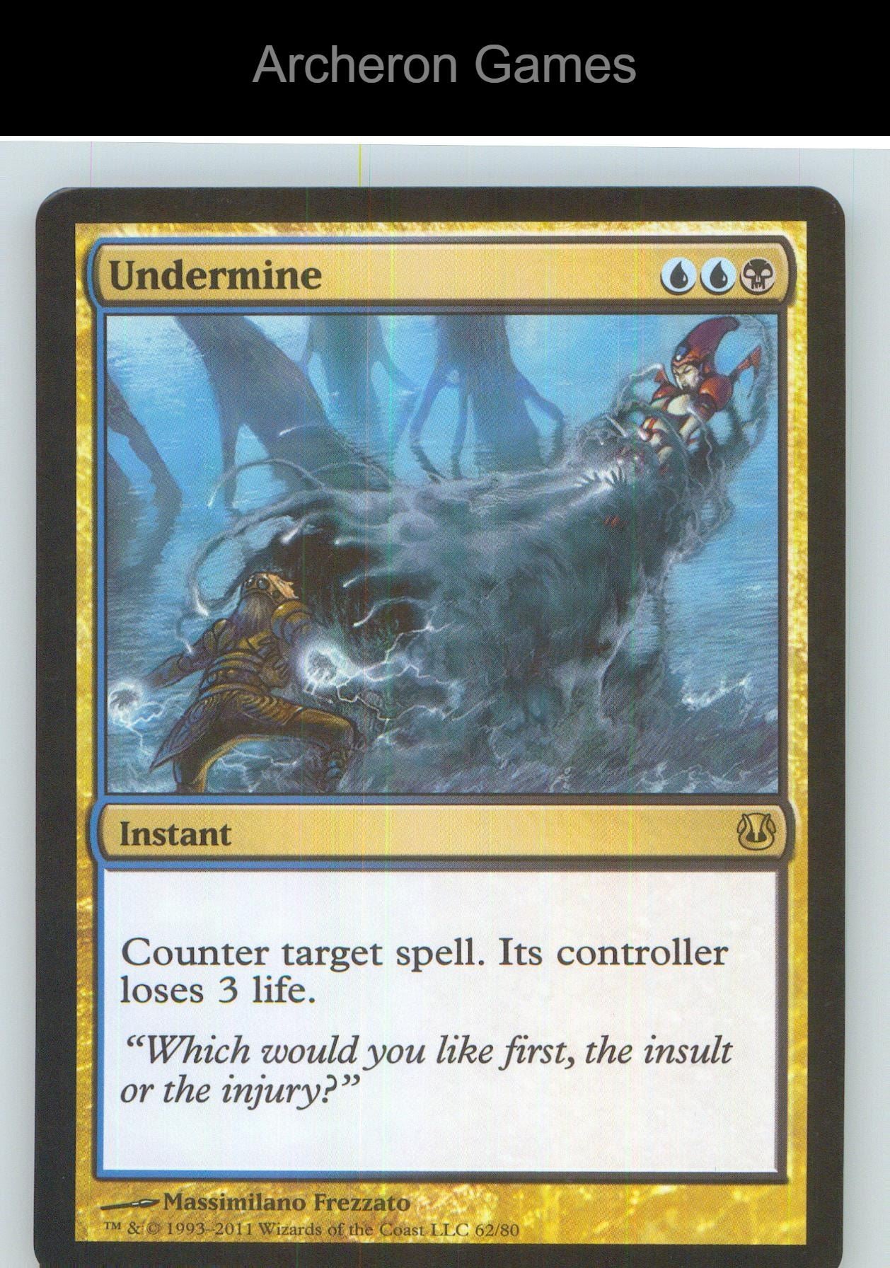 Undermine 62 R MTG Card NM/EX+