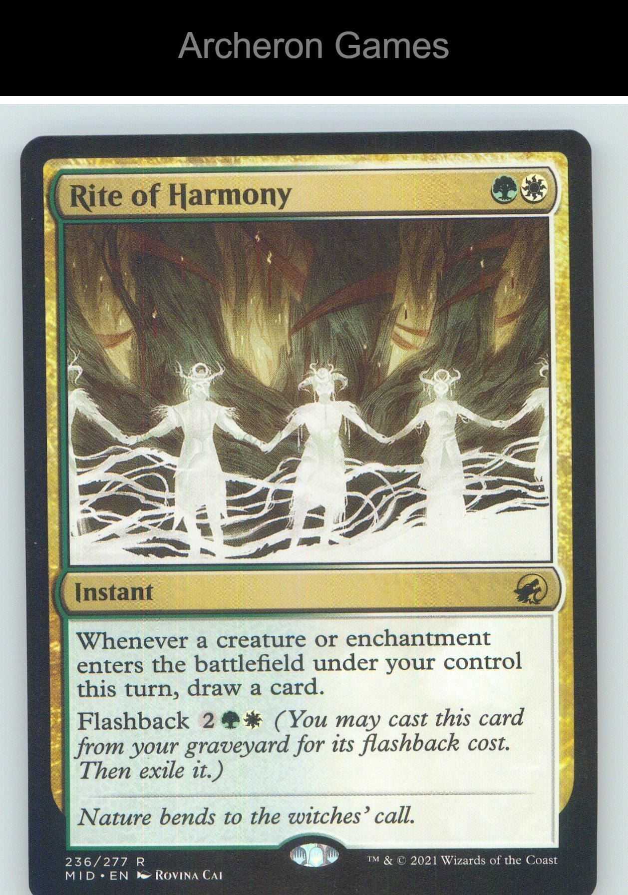 Rite of Harmony MID 236 R MTG Card NM/EX+
