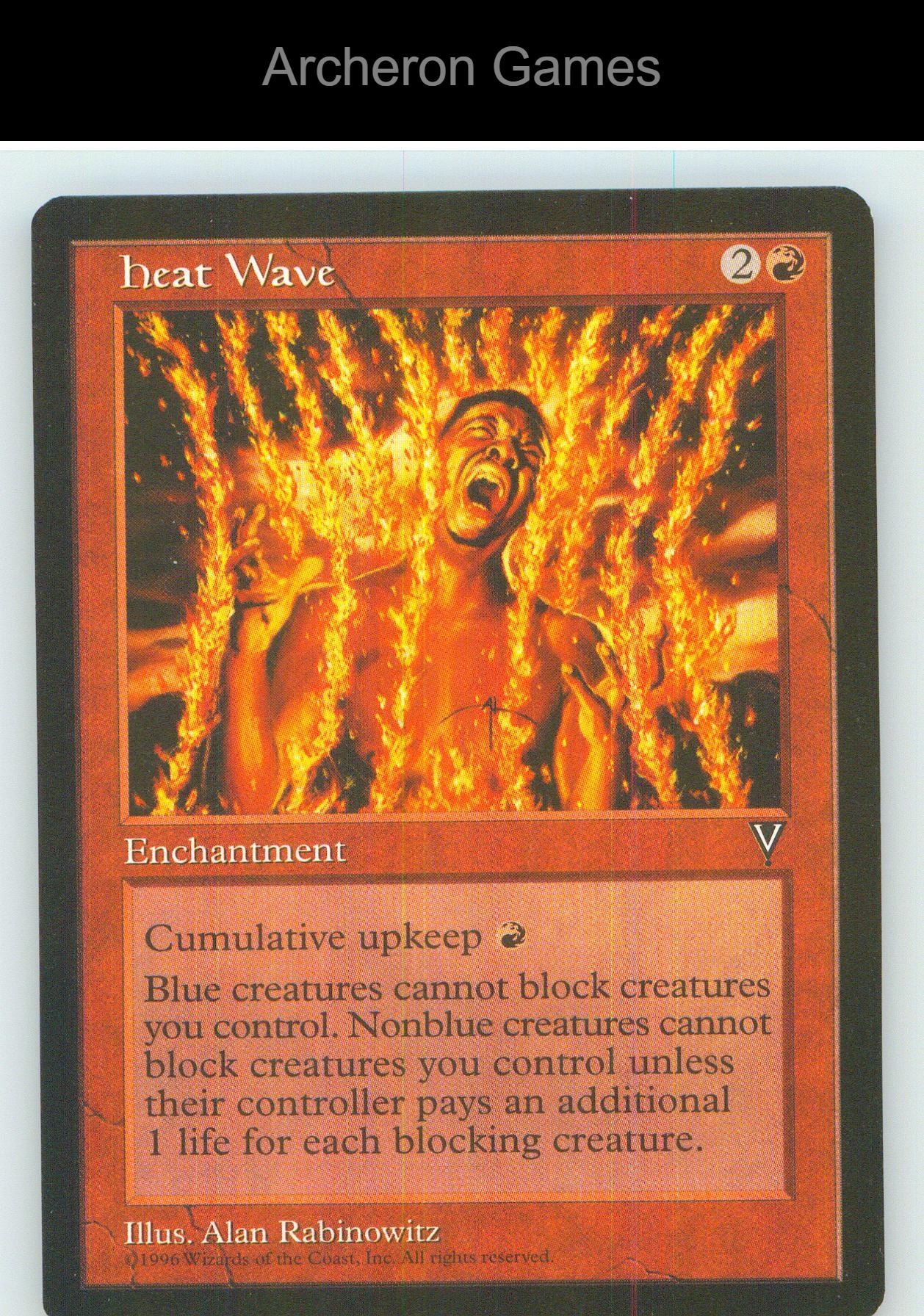 Heat Wave VIS UC MTG Card NM/EX+