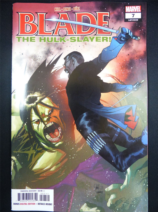 BLADE The Hulk-Slayer! #7 - Marvel Comic #3FQ
