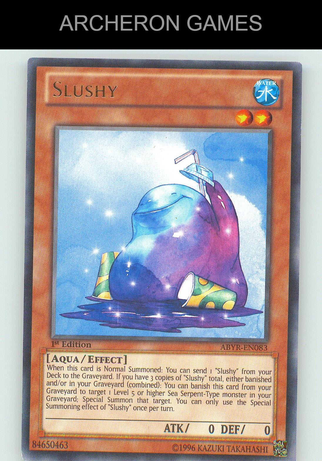 Slushy R YUGIOH Card Unlimited