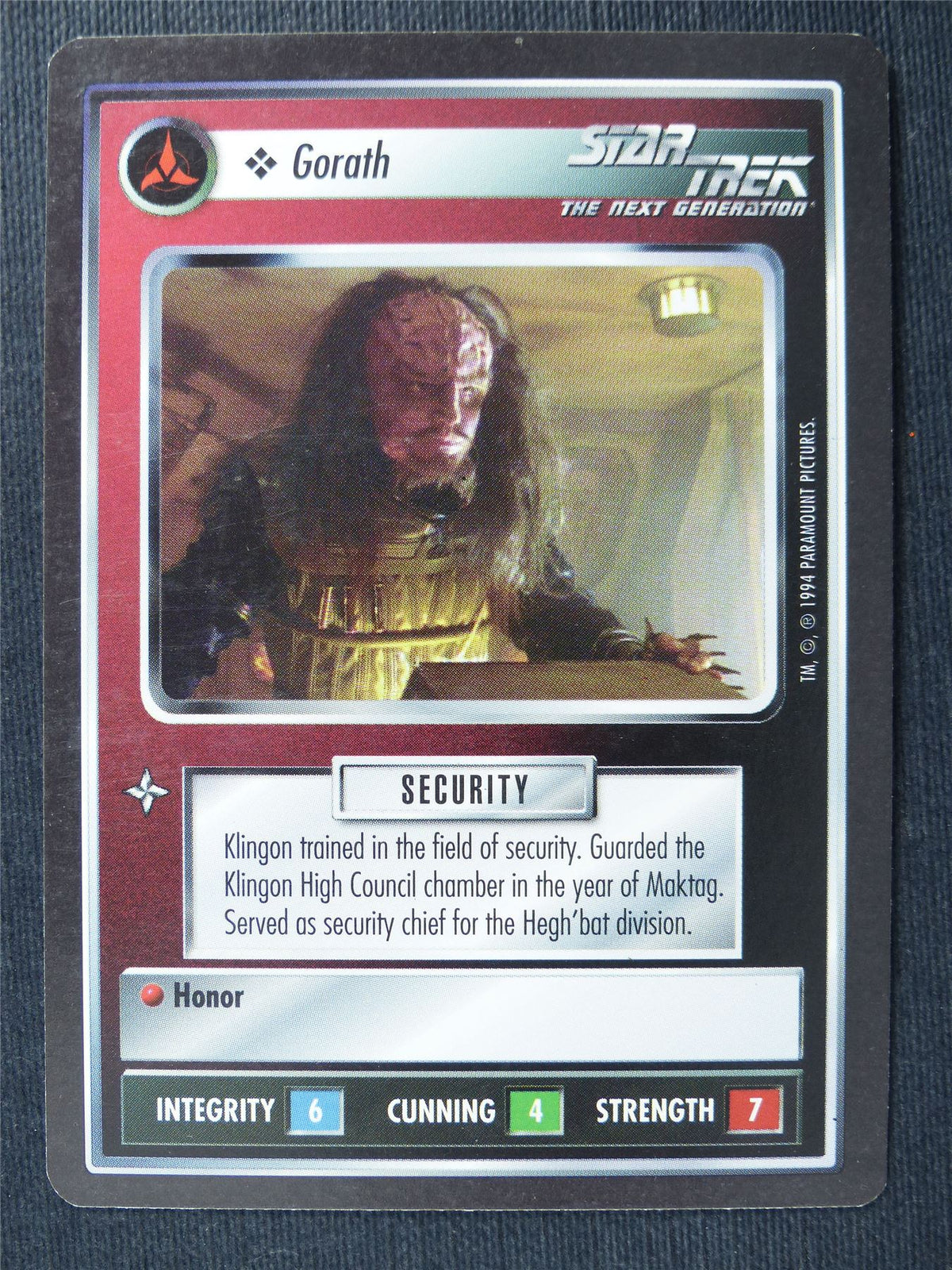 Gorath - NG - Star Trek Cards #S7