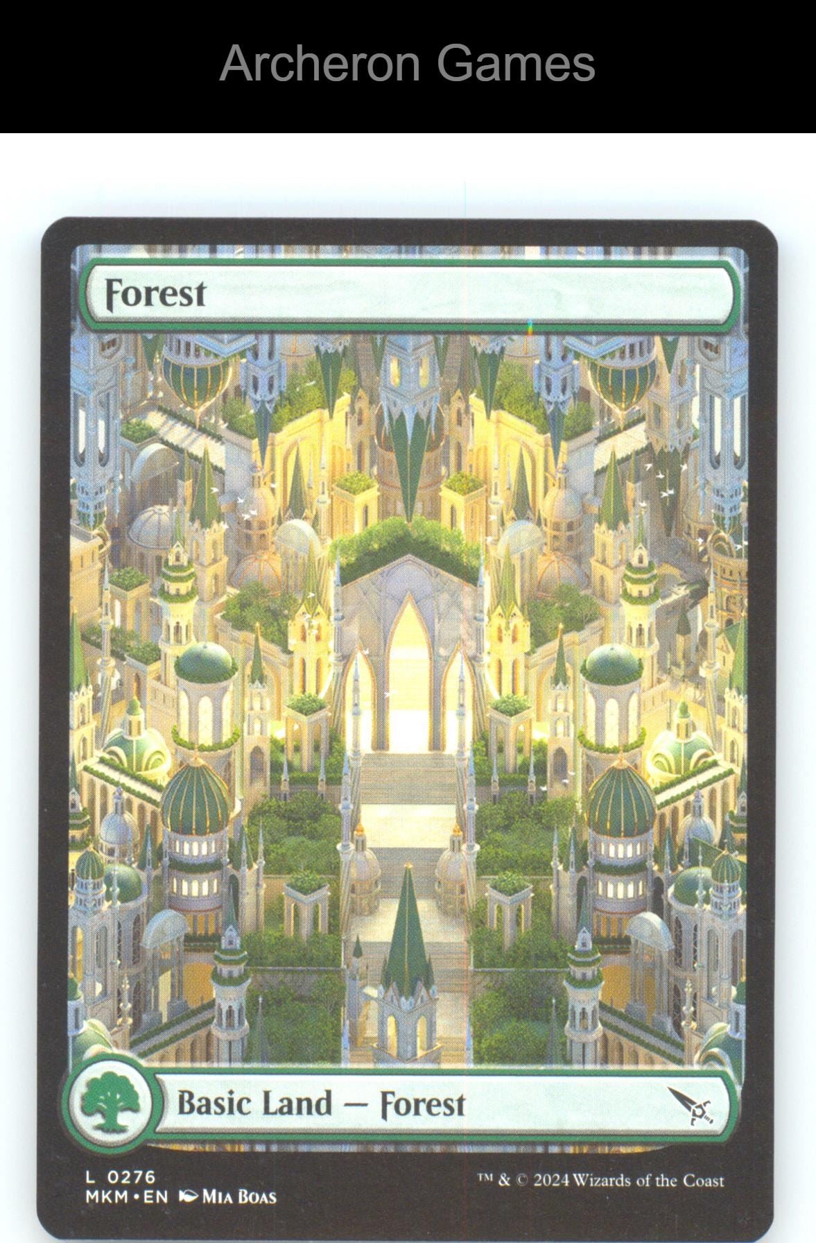 Forest (0276) MKM 276 Land MTG Card Murders at Karlov Manor