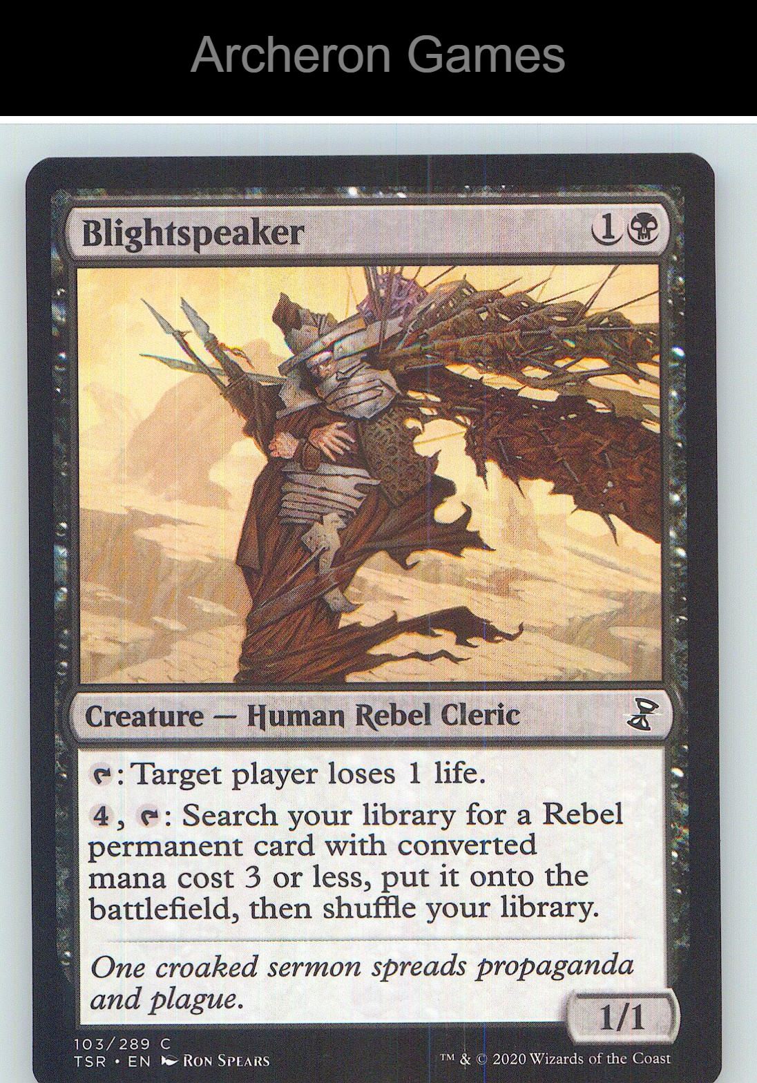 Blightspeaker TSR 103 C MTG Card NM/EX+