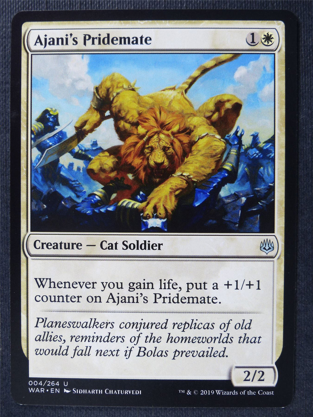 Ajani's Pridemate - Mtg Card #1PJ