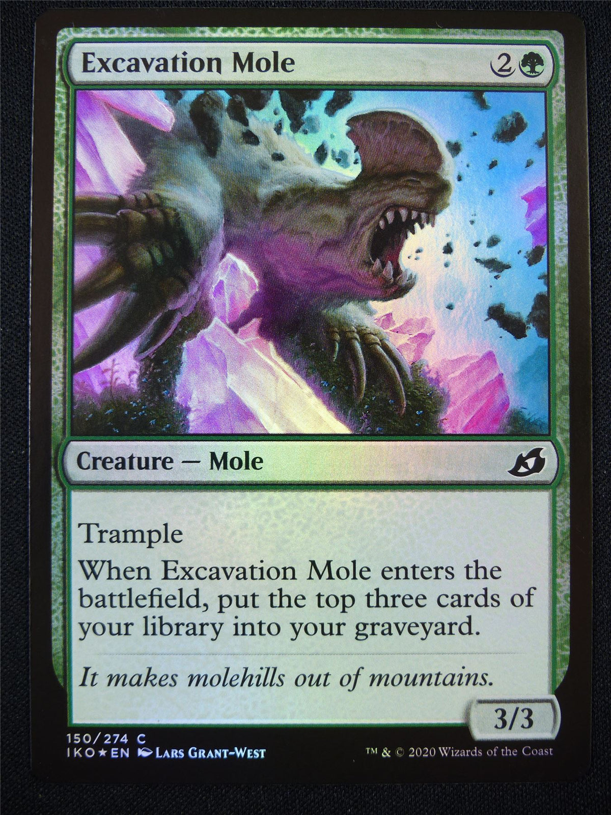 Excavation Mole Foil - Mtg Card #1J0
