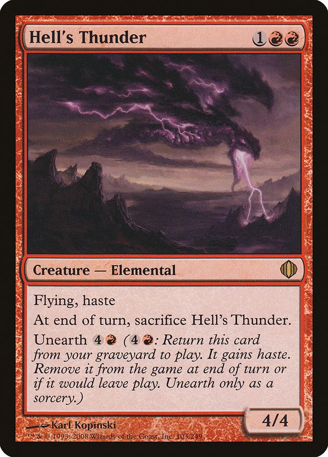 Mtg: ALA : Hells Thunder - - NM
