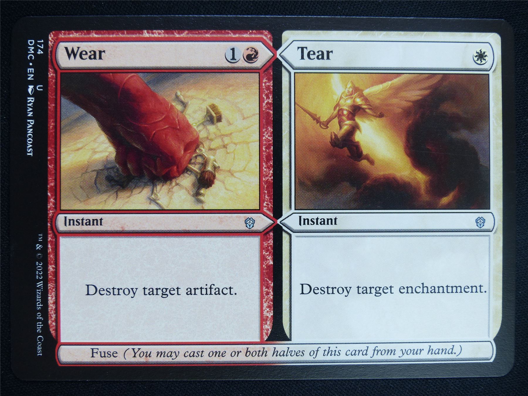 mtg tear up card Wear Tear - DMC