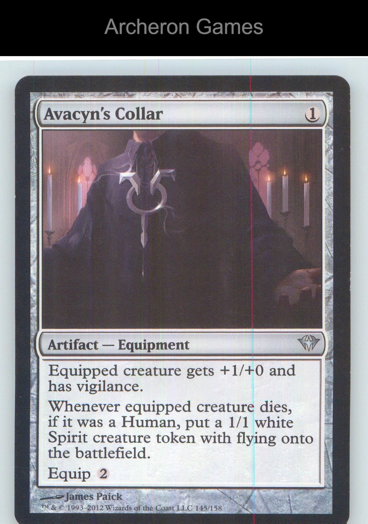Avacyn's Collar DKA 145 UC MTG Card NM/EX+