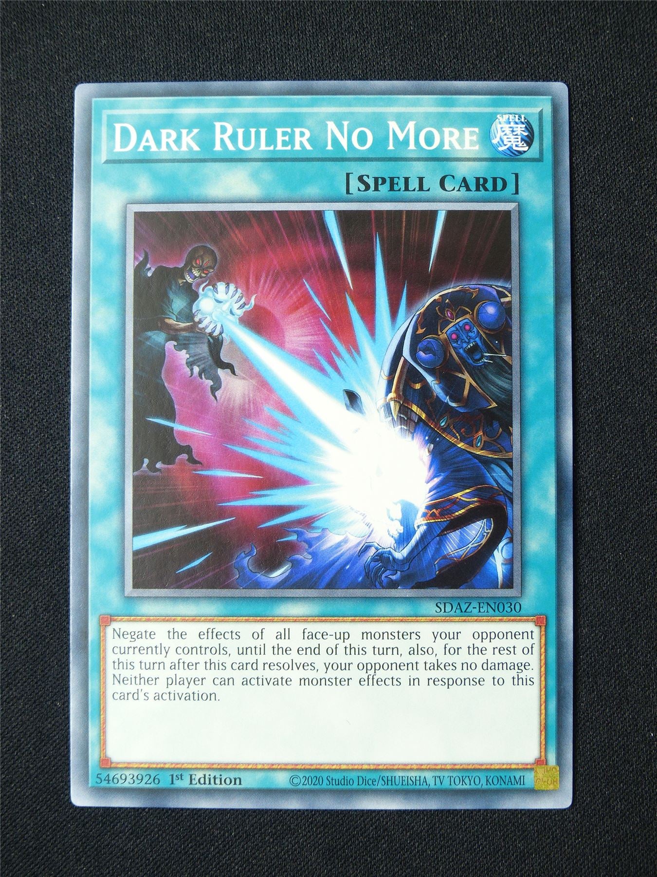 Dark Ruler No More SDAZ - 1st ed Yugioh Card #3B2