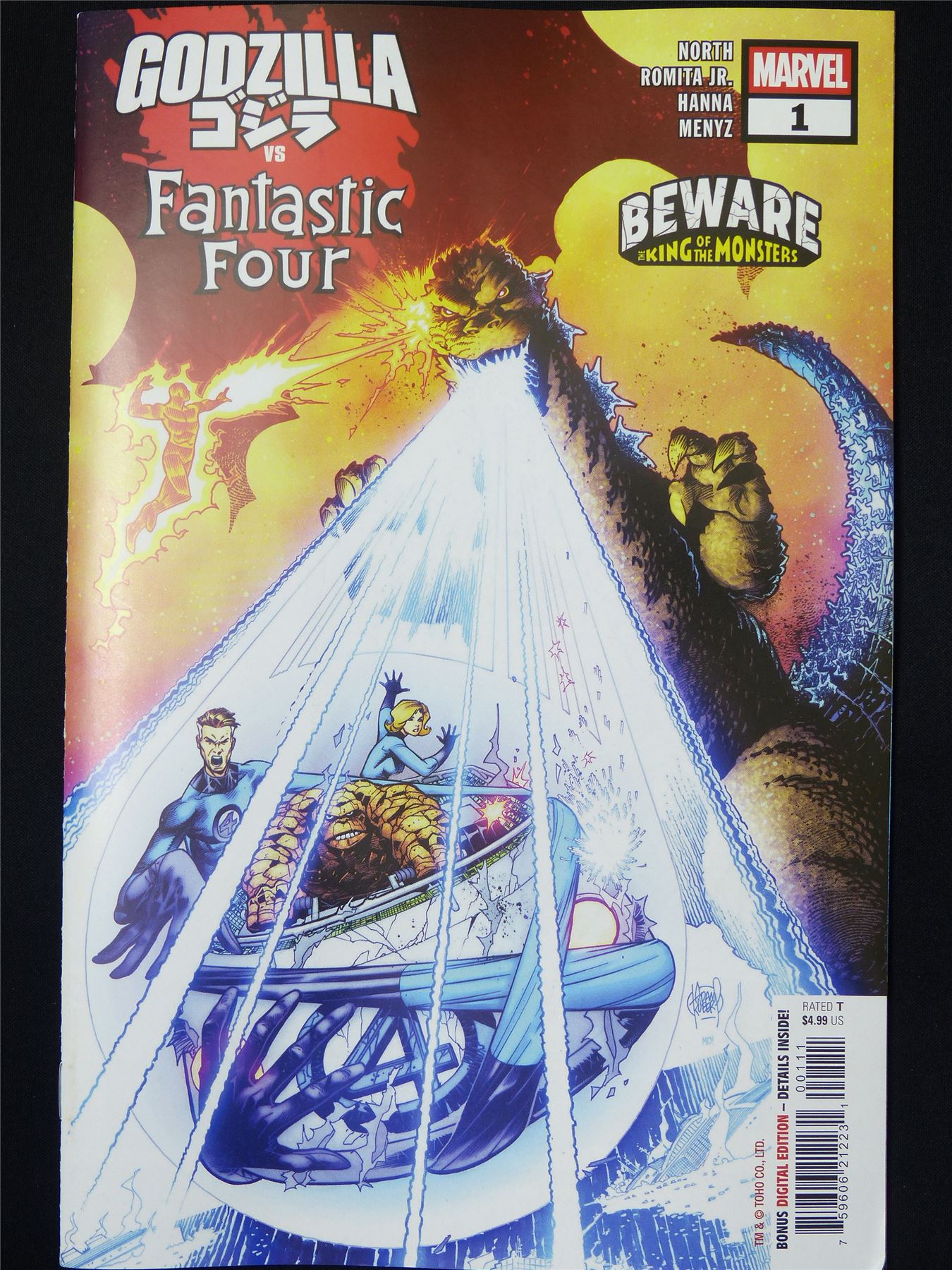 Godzilla vs FANTASTIC Four #1 - May 2025 Marvel Comic #20Y