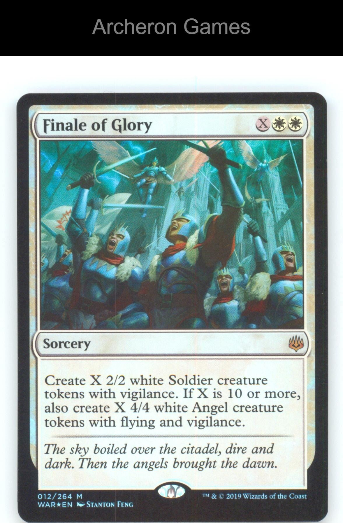 Finale of Glory WAR 12 Mythic MTG Card War of the Spark FOIL