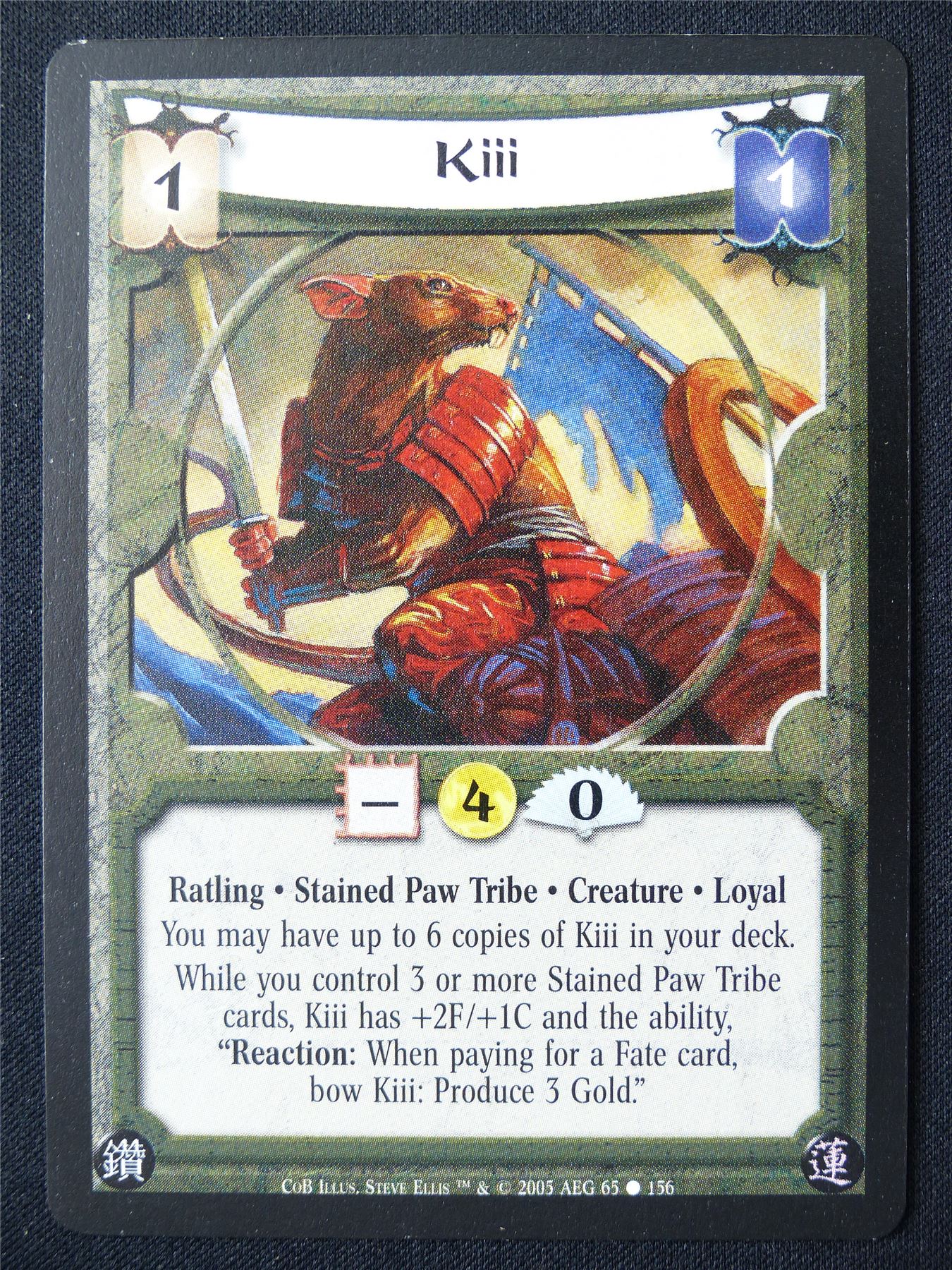 Kiii - CoB - Legend of the Five Rings L5R #TW