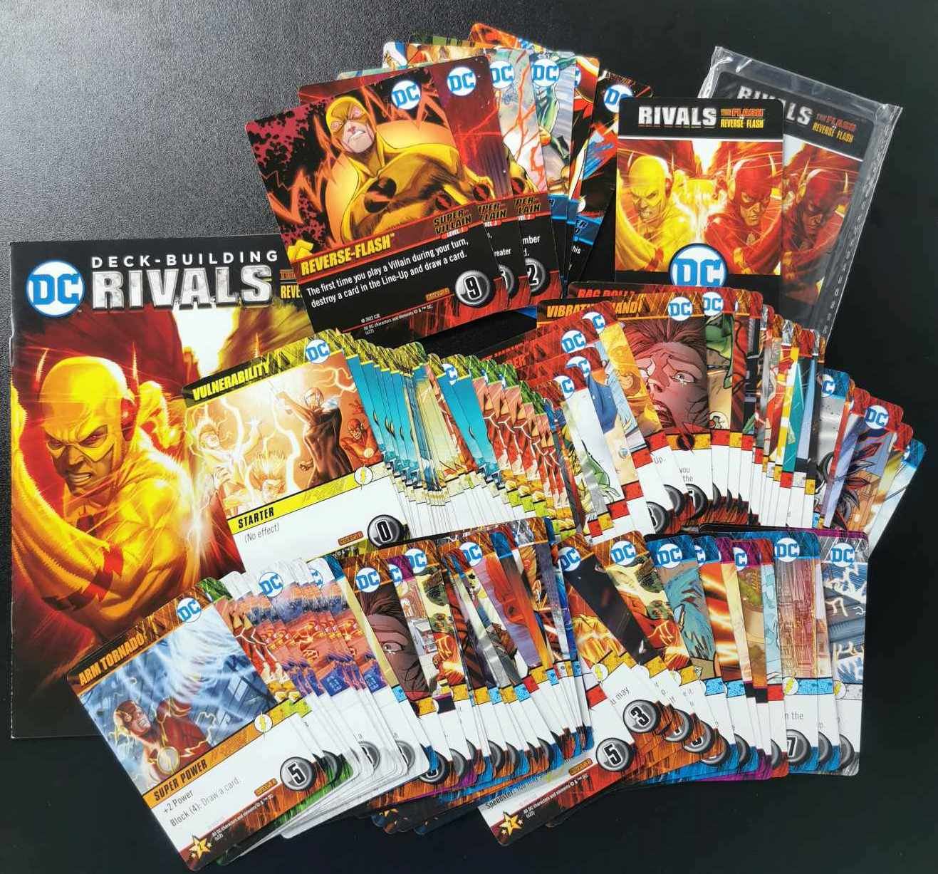 DC Rivals: The Flash vs Reverse-Flash Deckbuilder Board Game #9I0