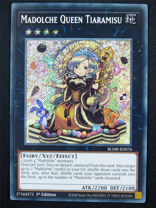 Madolche Queen Tiaramisu BLMR Secret Rare - 1st ed Yugioh Card #4HZ