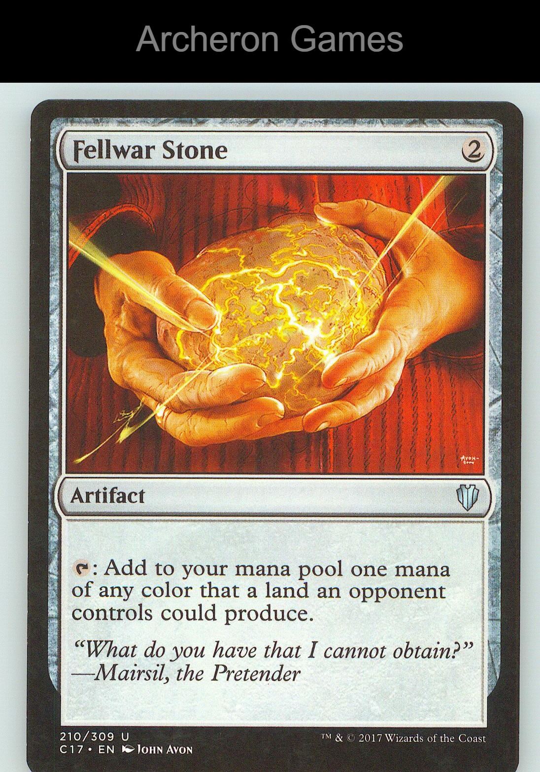 Fellwar Stone C17 210 UC MTG Card NM/EX+