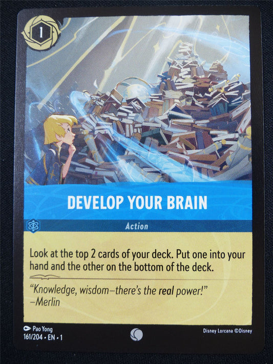 Develop Your Brain 161/204 - Lorcana Card #4PL