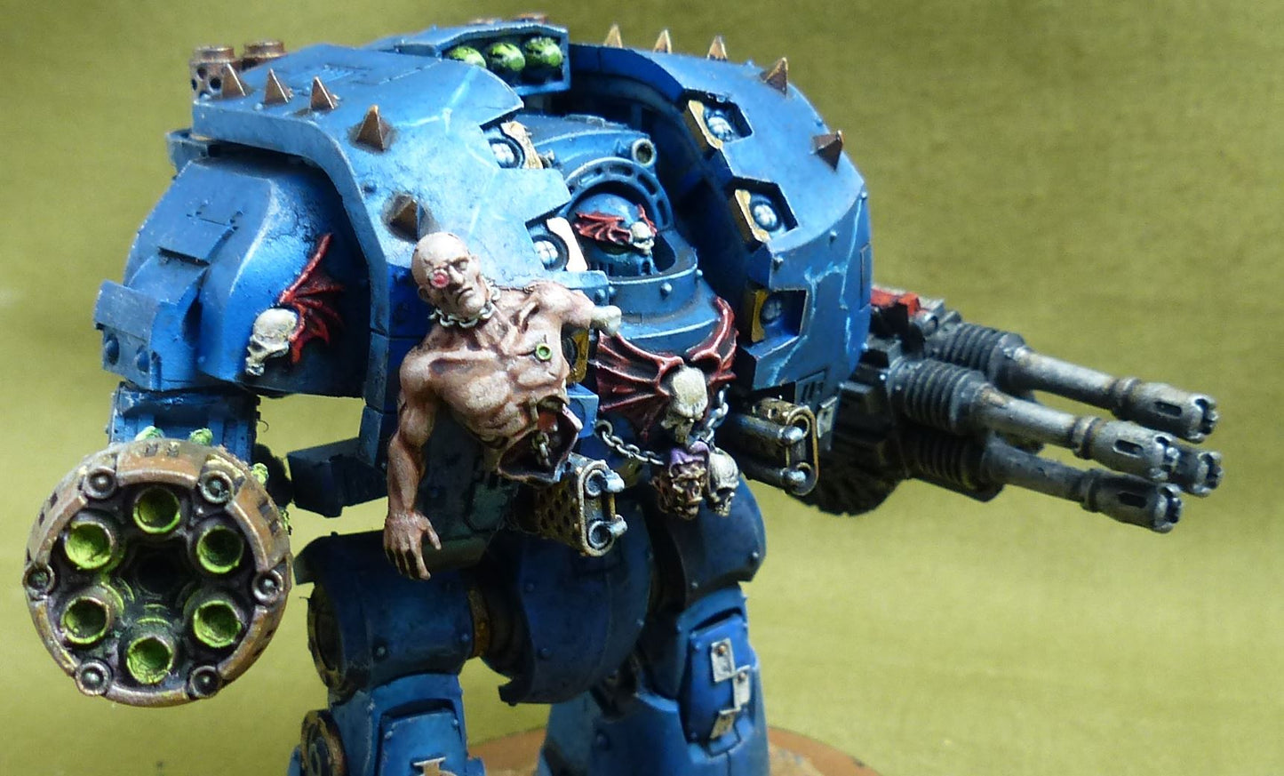 Leviathan Siege Dreadnought painted - Nightlords - Warhammer Horus Heresy #5BD