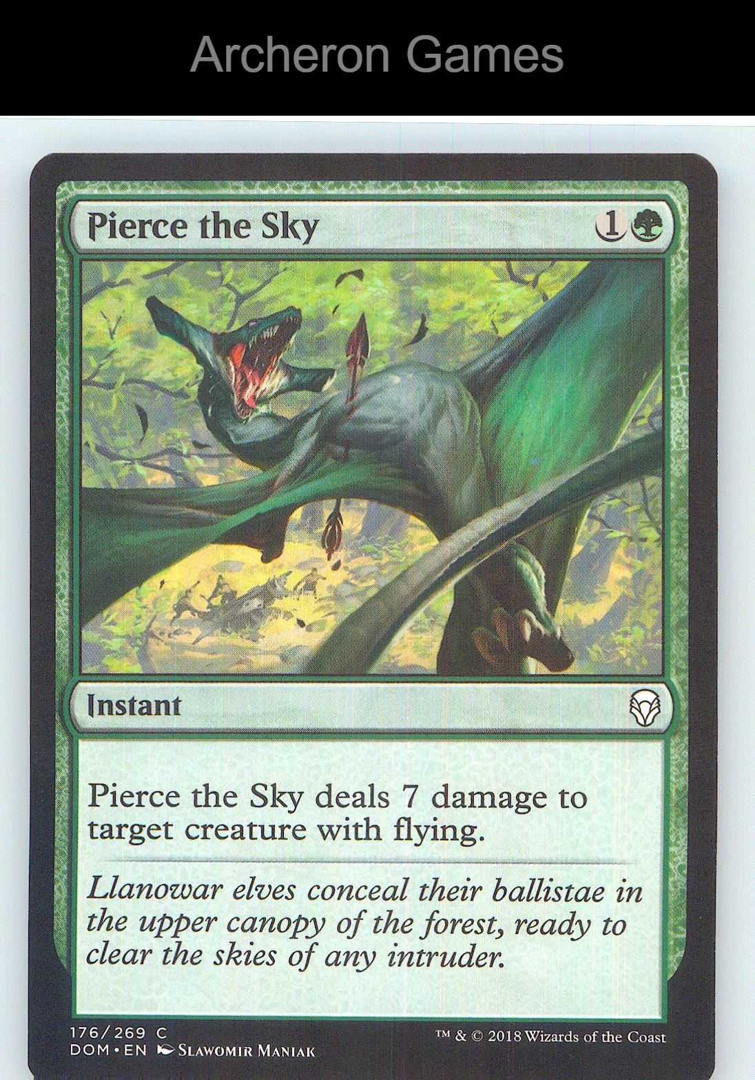 Pierce the Sky DOM 176 C MTG Card NM/EX+