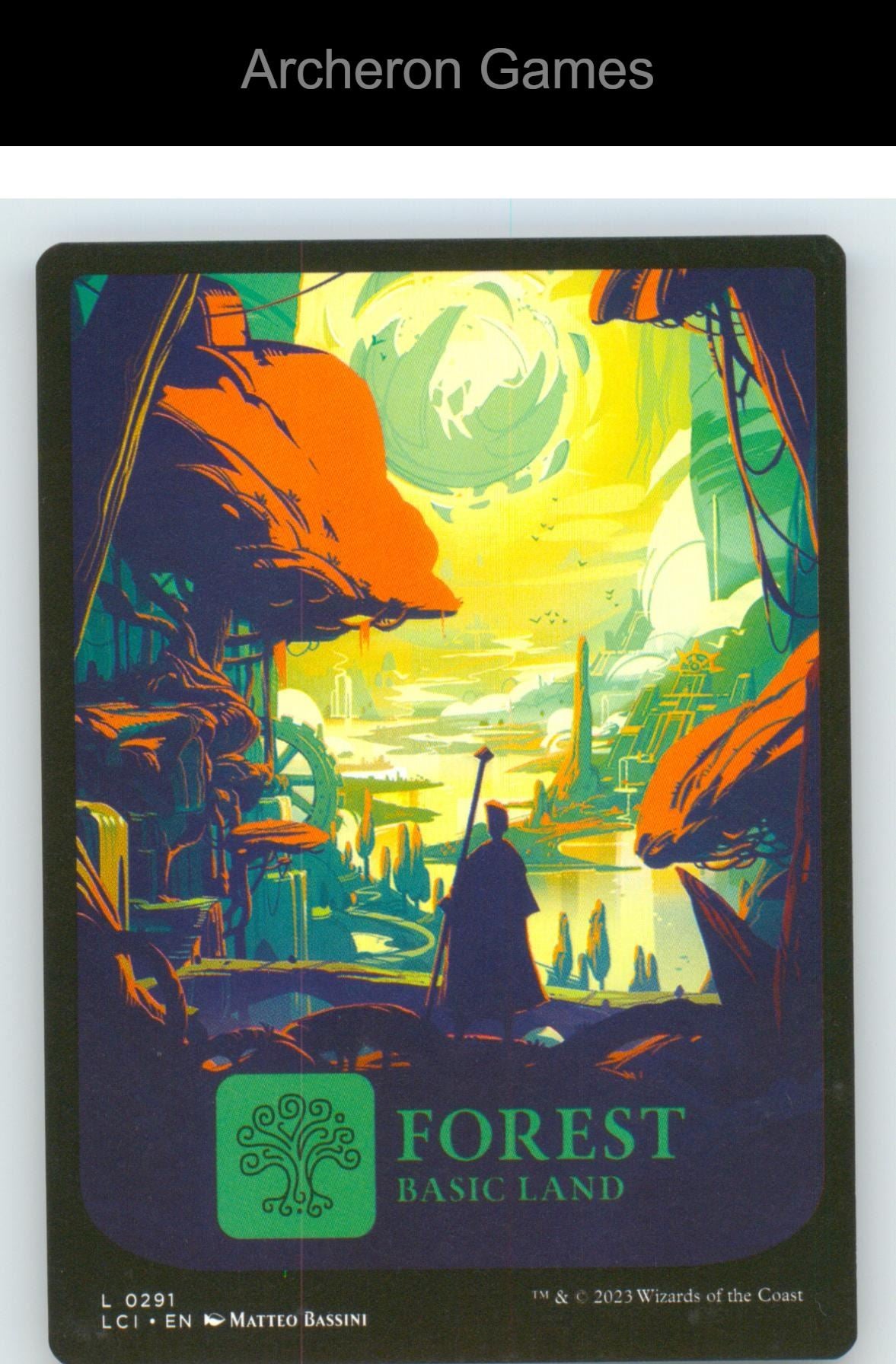 Forest (0291) LCI 291 Land MTG Card The Lost Caverns of Ixalan