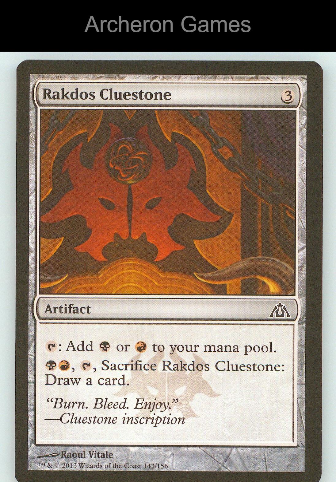 Rakdos Cluestone DGM 143 C MTG Card NM/EX+
