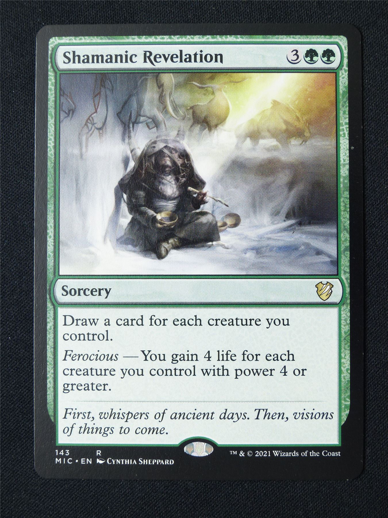 Shamanic Revelation - MIC - Mtg Card #MH