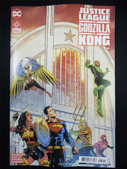 JUSTICE League vs Godzilla vs Kong #5 - Apr 2024 DC Comic #391