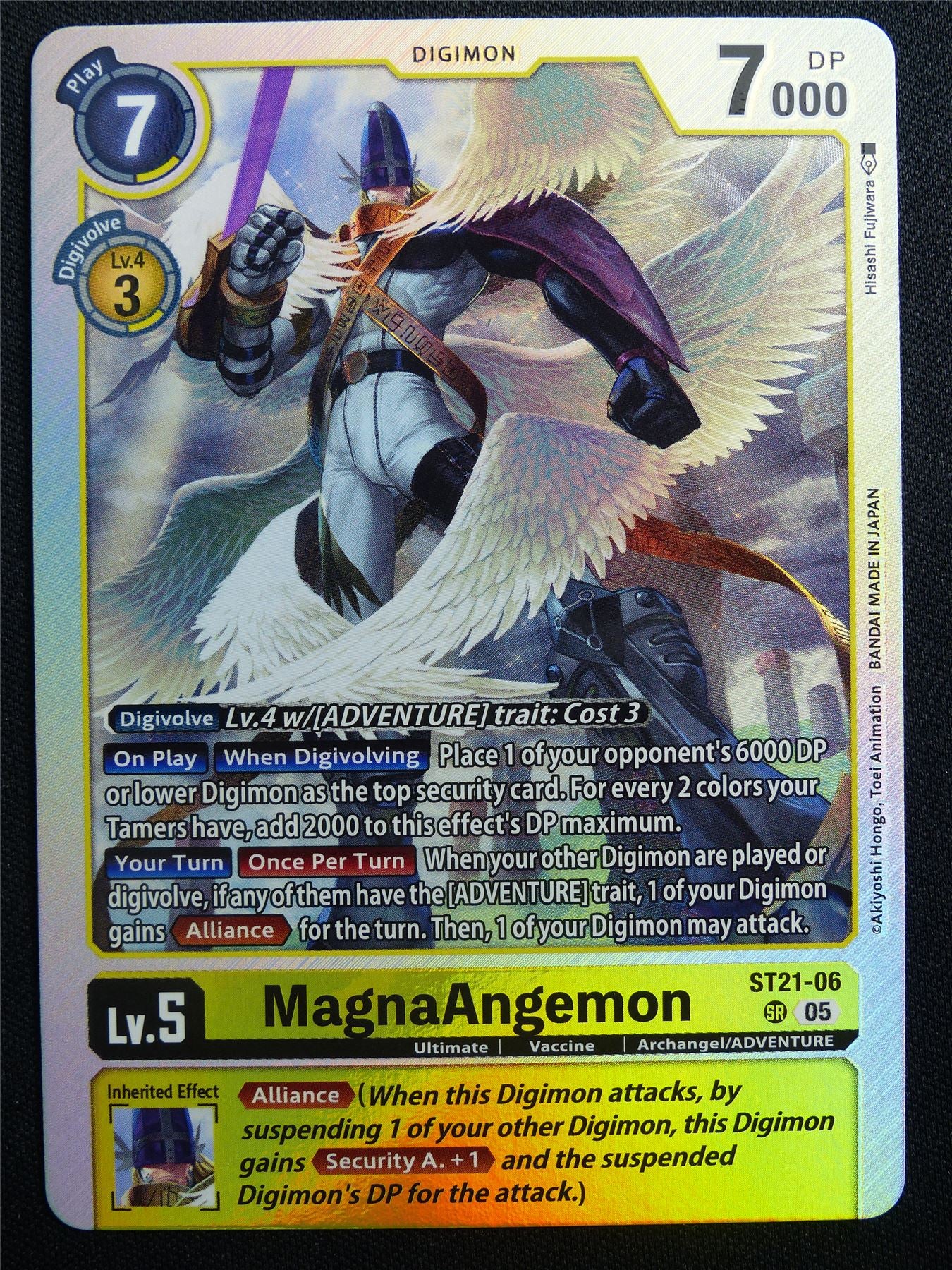 MagnaAngemon ST21-06 SR Foil - Digimon Card #30H