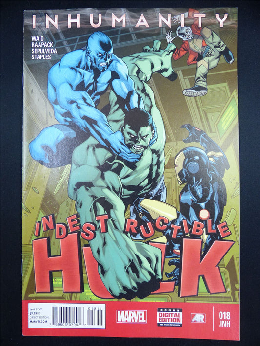 Indestructible HULK #18.INH Inhumanity - Marvel Comic #4UB