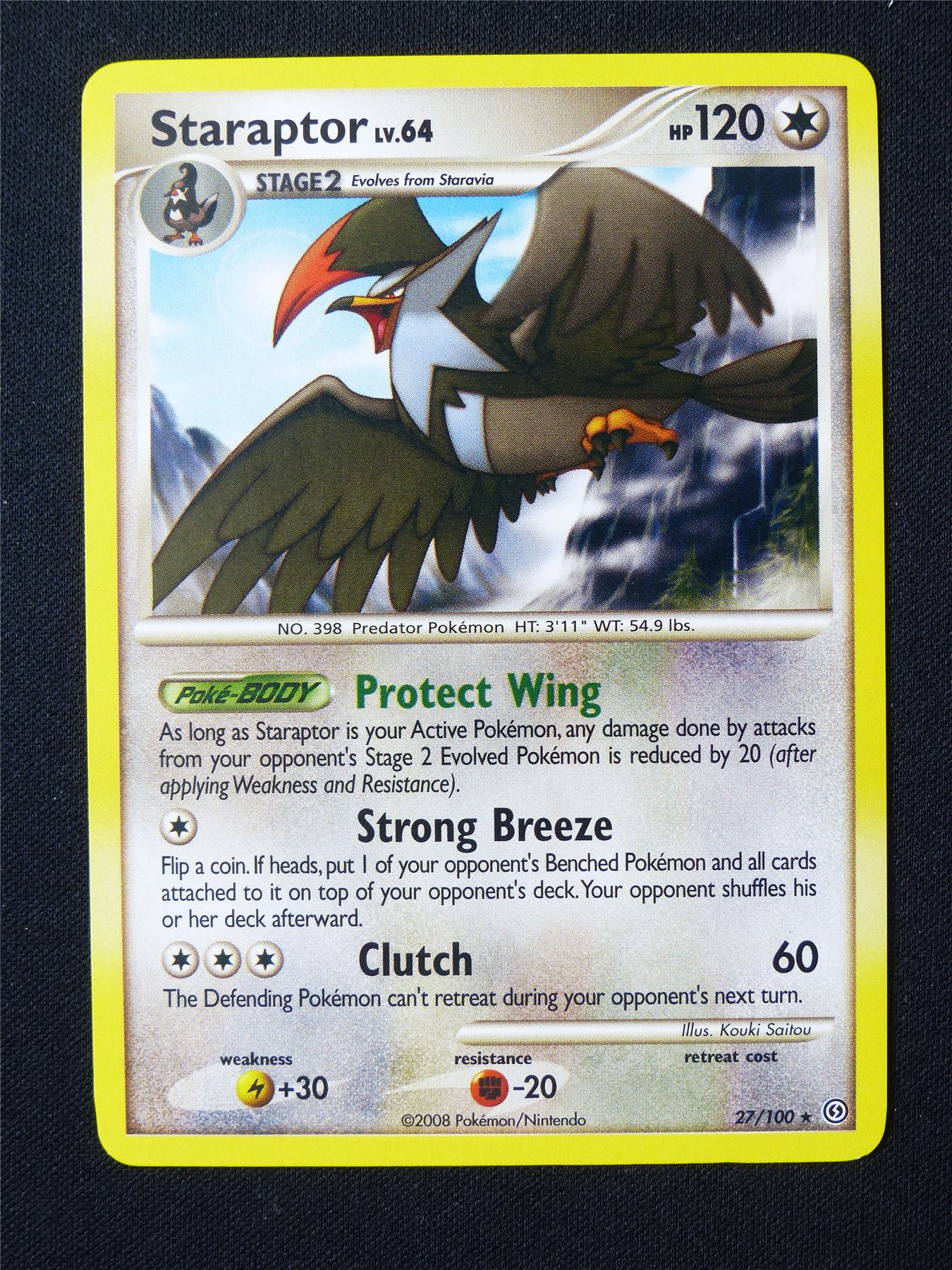 Staraptor 27/100 - Pokemon Card #6PH