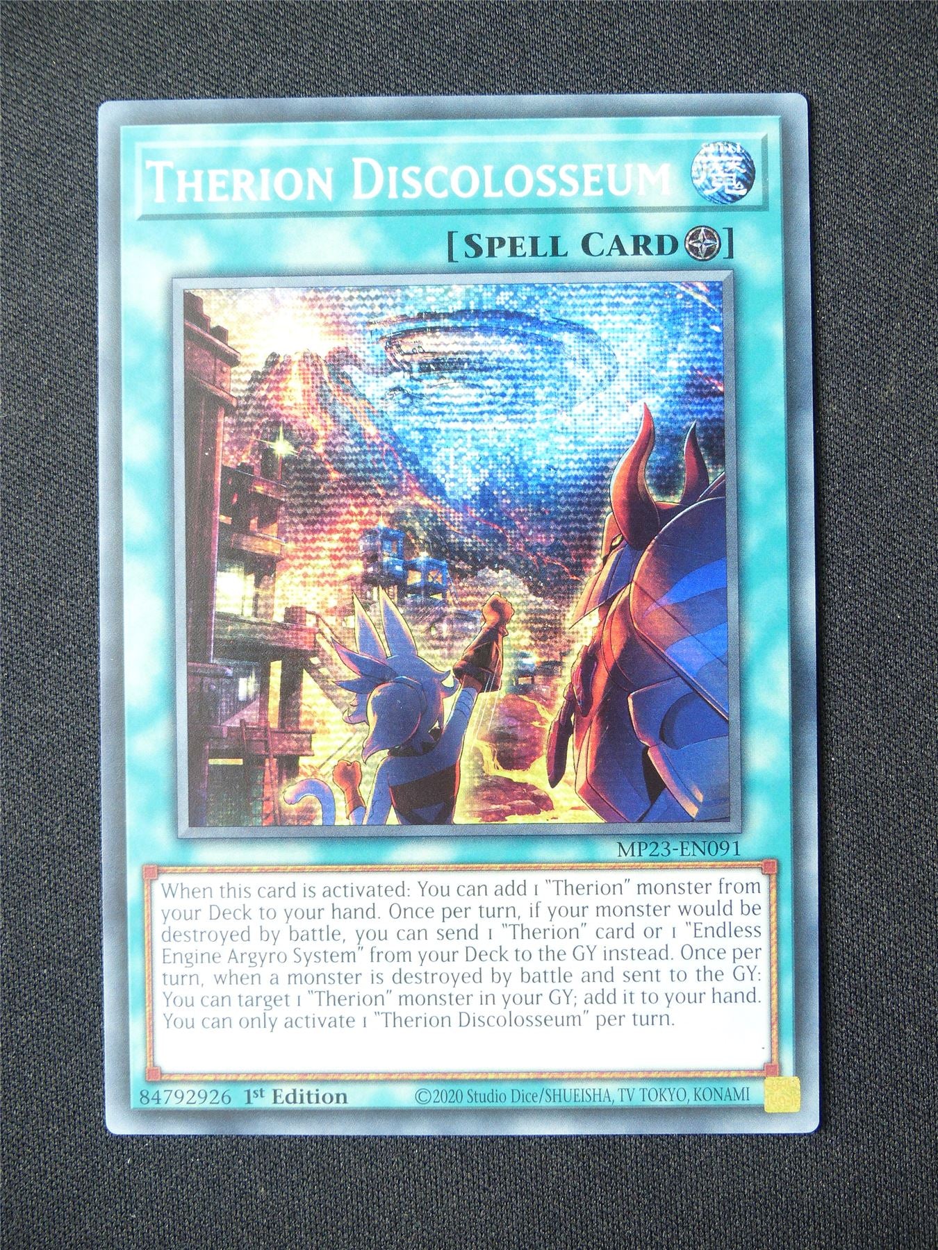 Therion Discolosseum MP23 Secret Rare - 1st ed Yugioh Card #6I4