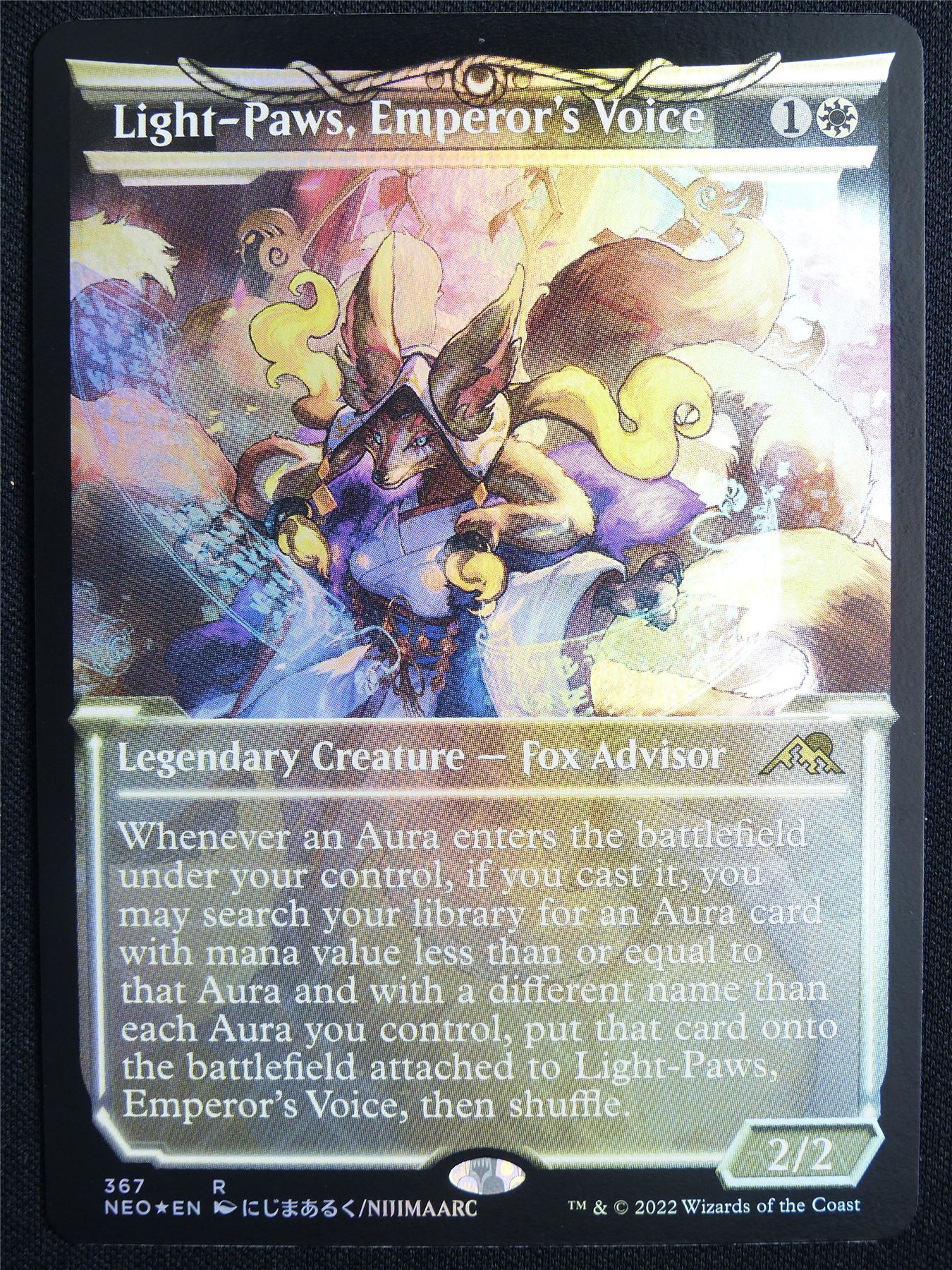 Light-Paws Emperor's Voice Showcase Foil - NEO - Mtg Card #5N4