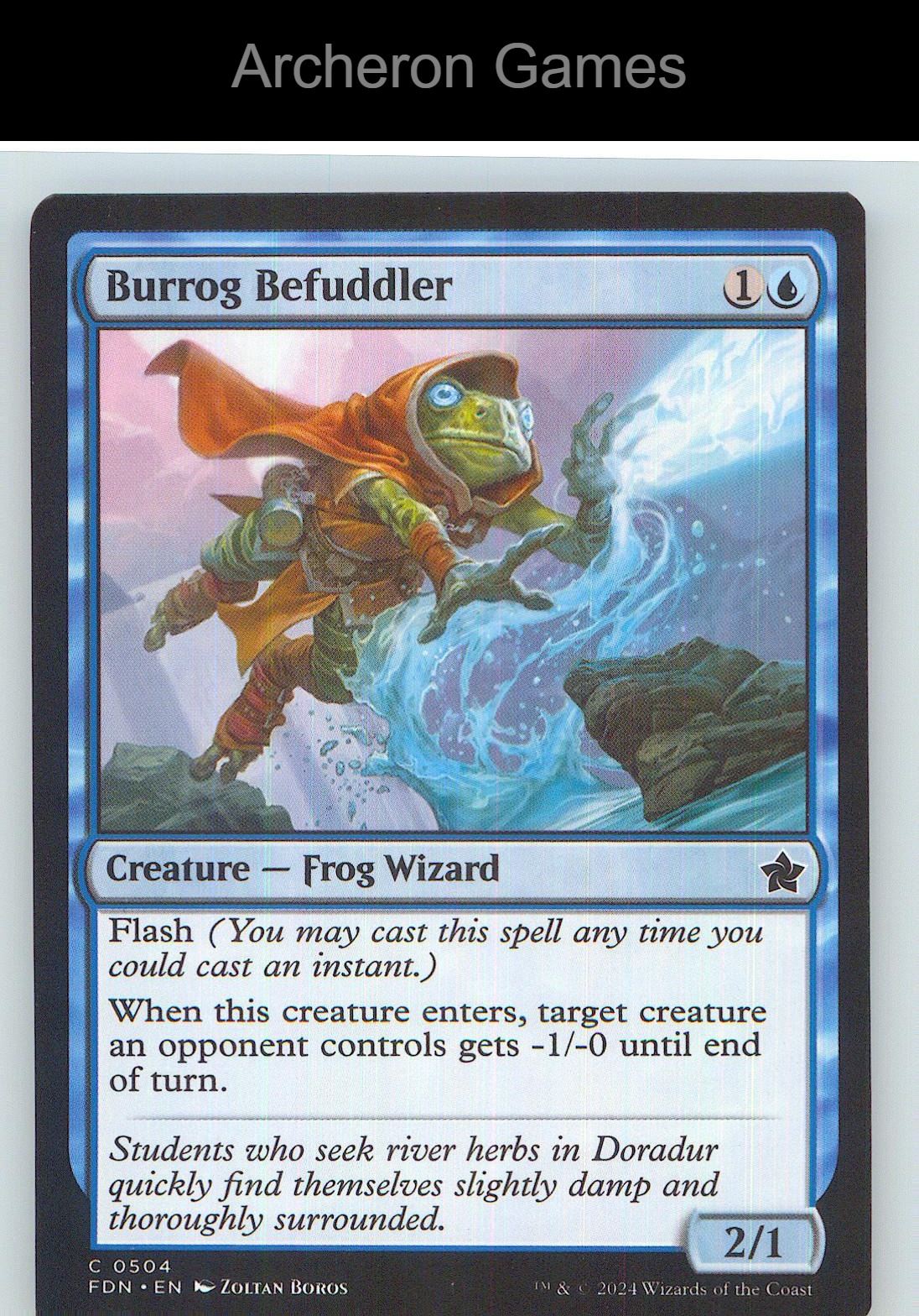 Burrog Befuddler FDN 504 C MTG Card NM/EX+
