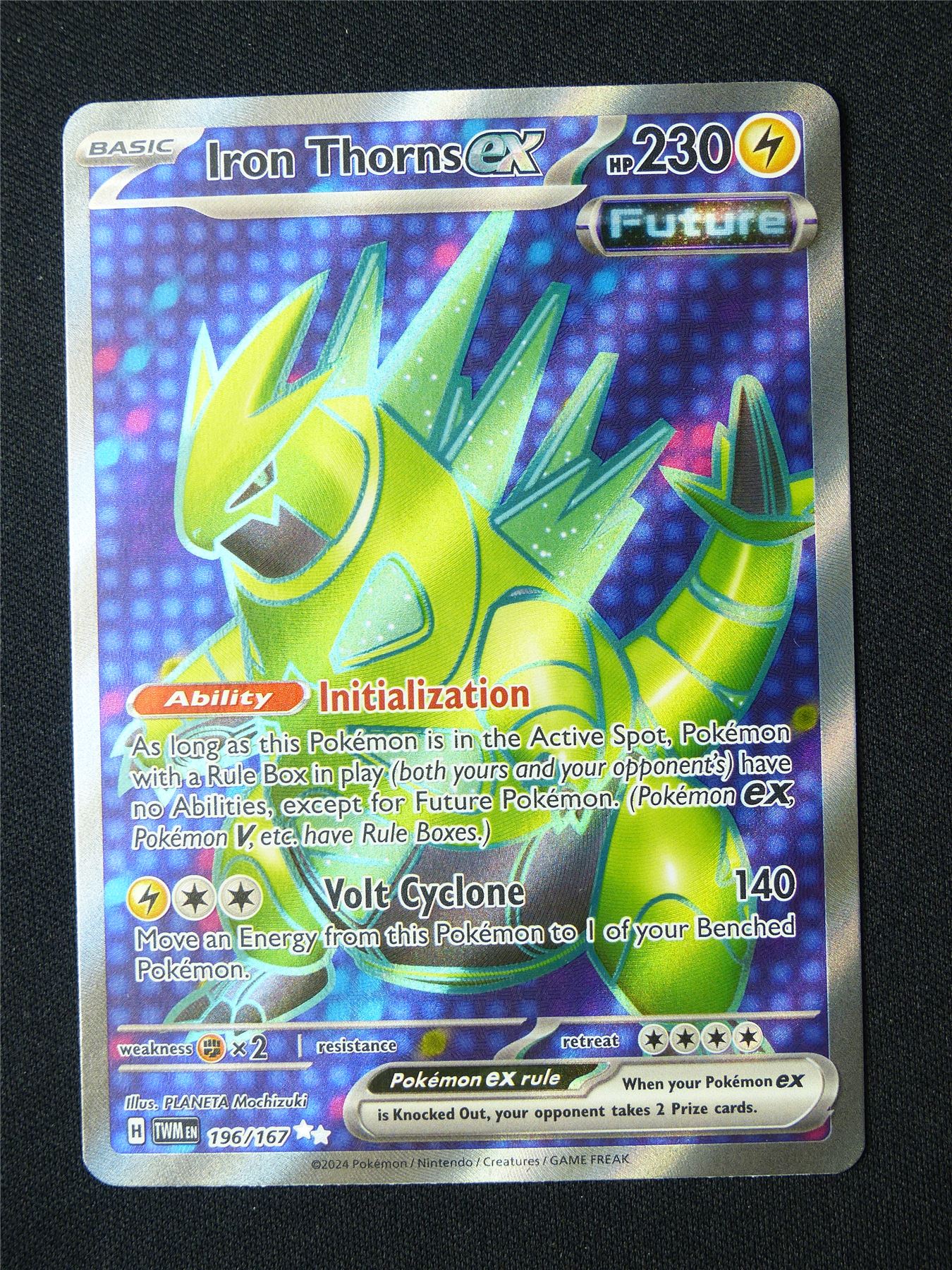 Iron Thorns EX 196/167 Textured Holo - Pokemon Card #8WH